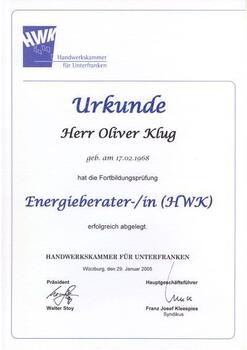 Energieberater - Oliver Klug
